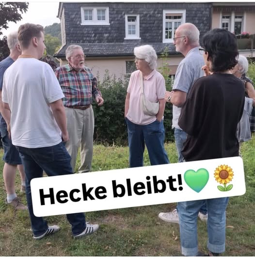 Hecke am Milsper Friedhof bleibt!