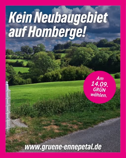 Kein Baugebiet für Homberge