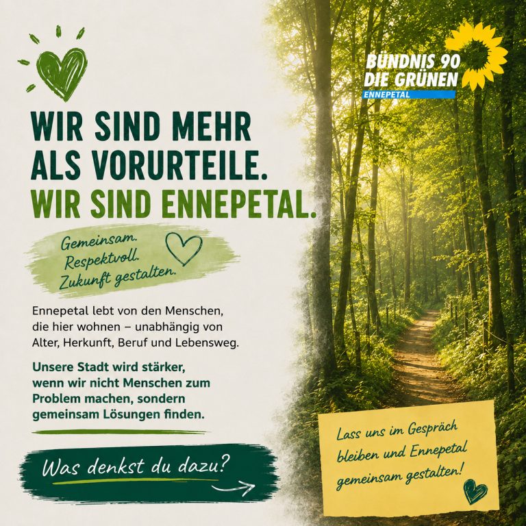 „In Ennepetal leben die Menschen nur nebeneinander her?“ – So ein Quatsch!